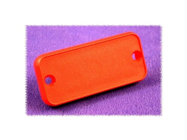 Hammond Electronics 1455QPLRED-10 1455QPLRED-10 endebrett (L x B x H) 8 x 120,5 x 51,5 mm ABS rød 10 stk