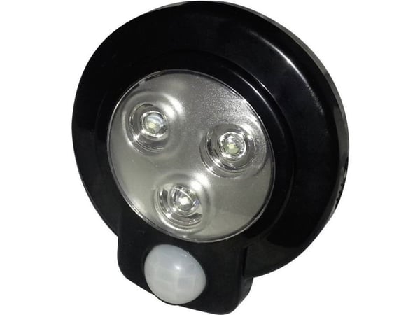 Müller-Licht LED-lampe med bevegelsessensor LED (RGB) innebygd Svart