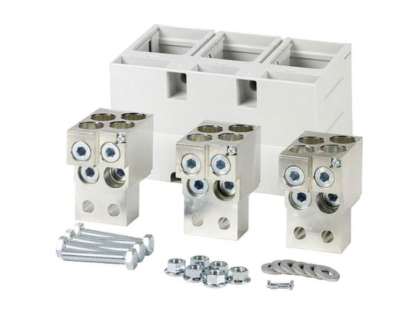 Eaton 266836, Busbar terminal, Kopper, Rett, Metallisk, 100 mm, 53 mm