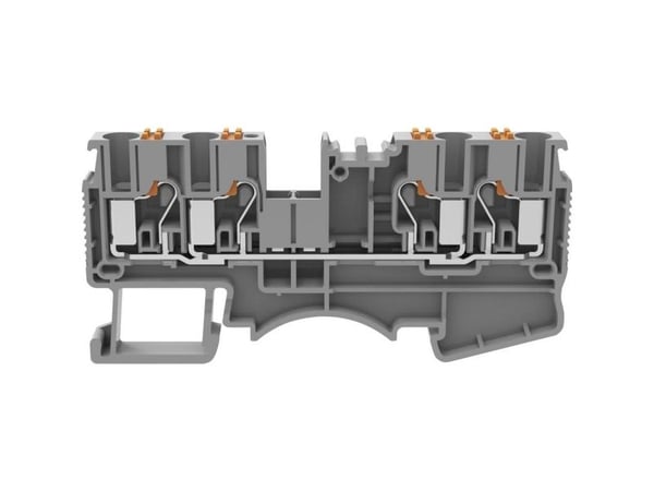 Degson DS2.5-QU-01P-11-00A(H) Gennemgangsklemme Push-In-klemme Grå 1 stk
