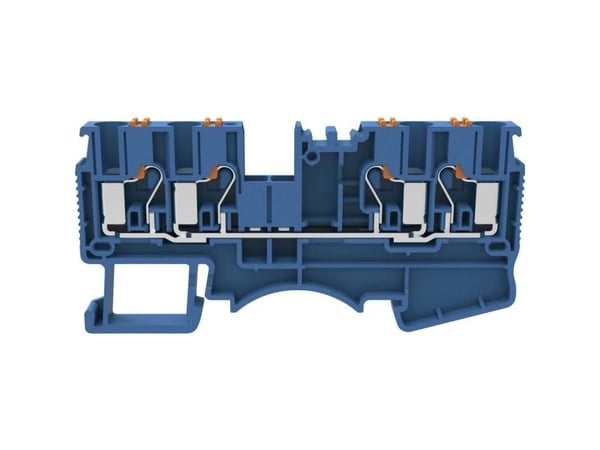 Degson DS2.5-QU-01P-12-00A(H) Gennemgangsklemme Push-In-klemme Blå 1 stk