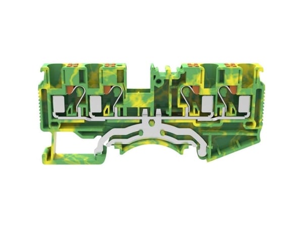Degson DS4-QU-PE-01P-1C-00A(H) Maadoitusliitin Push-In-liitin vihreä, keltainen 1 kpl