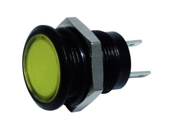 Merkkivalo Construct SKED12114 LED-merkkivalo Keltainen 24 V/DC