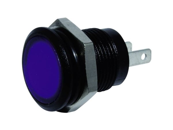 Signal Construct SKED12414 LED-signallampa blå 24 V/DC 250 mcd