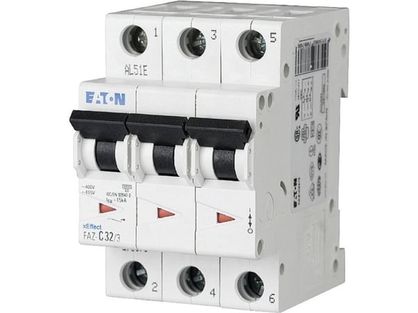 Eaton 278878 FAZ-C50/3 Ledningssikkerhedsafbryder 50 A 400 V/AC