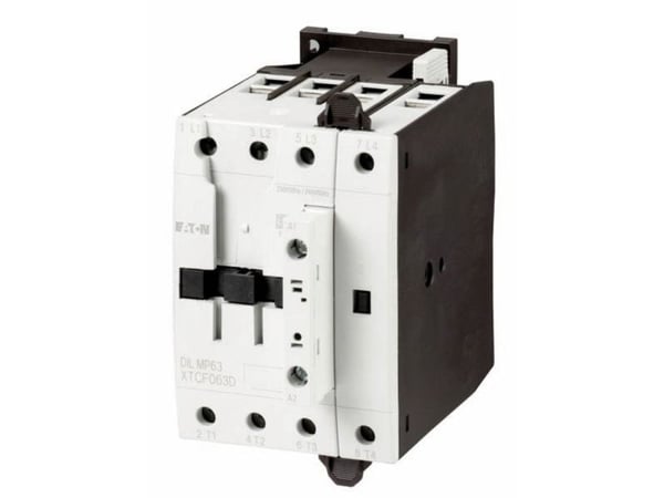 Eaton DILMP63(230V50HZ,240V60HZ), Kontaktori, Musta, Valkoinen, IP00, 85 mm, 115 mm