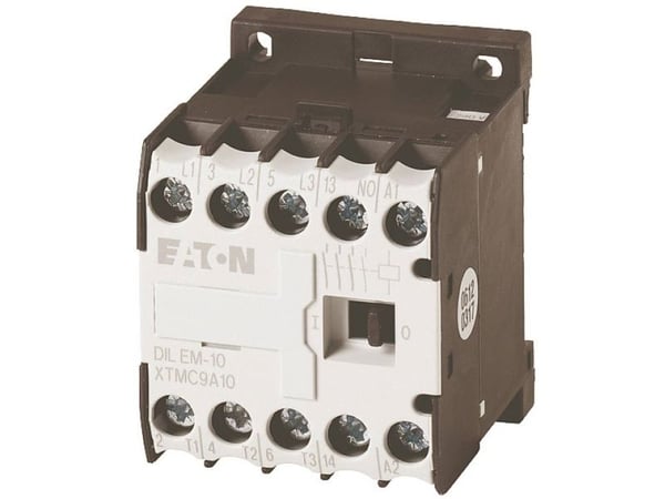 Eaton DILEM-10(230V50/60HZ), Kontaktori, Musta, Valkoinen, IP20, 45 mm, 52 mm, 58 mm