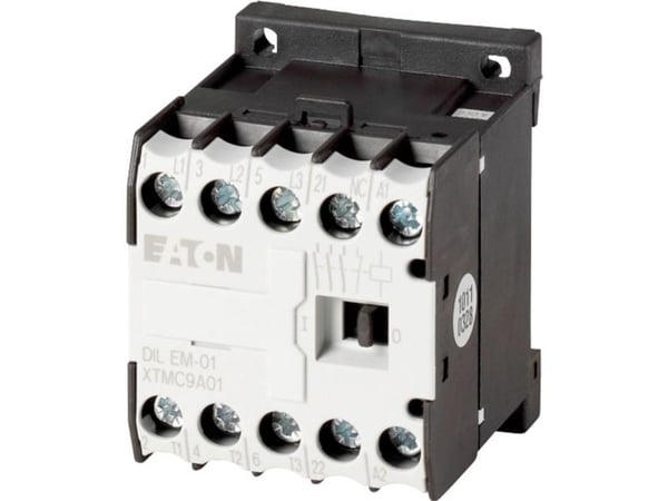 Eaton DILEM-01(24V50HZ), Kontaktori, Musta, Valkoinen, IP20, 45 mm, 52 mm, 58 mm