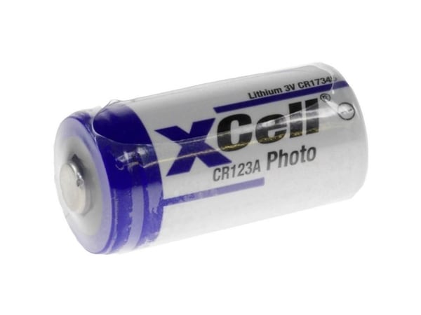 XCell-batteri CR123A 2/3A, 3 V, 1550 mAh, 1 stk