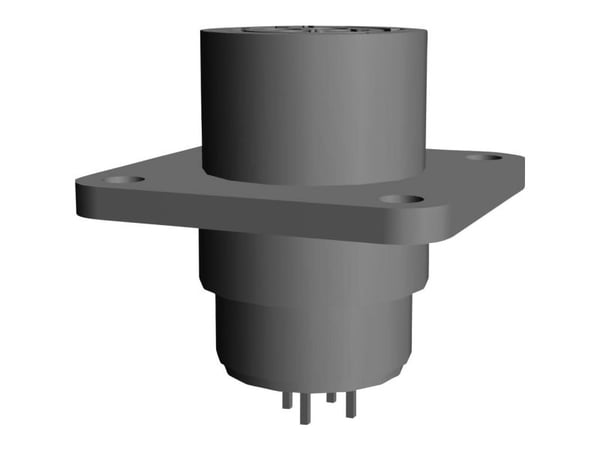 TE Connectivity 208283-4 rundstift/flangestift samlet plugg: CPC, serie 4, 1 stk