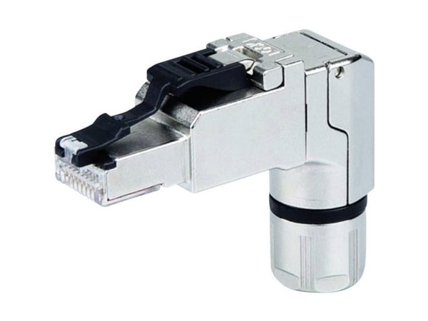 Telegärtner J00026A4000, RJ45, Sort, Rustfritt stål
