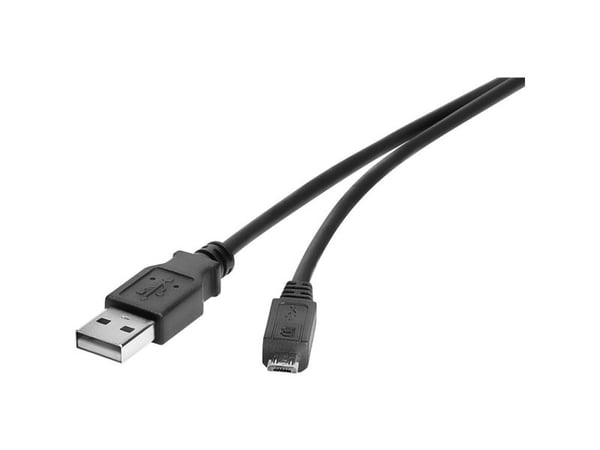 Renkforce RF-4463076, 0,3 m, USB A, Micro-USB B, USB 2.0, 480 Mbit/s, Lajittelu