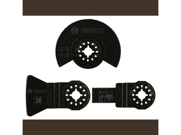Bosch - Flerverktøysbladsett - for flis - 3 deler - Starlock