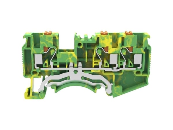 Degson DS4-TW-PE-01P-1C-00A(H) Maadoitusliitin Push-In-liitin vihreä, keltainen 1 kpl