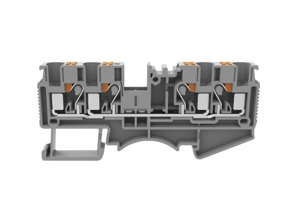 Degson DS4-QU-01P-11-00A(H) Gennemgangsklemme Push-In-klemme Grå 1 stk