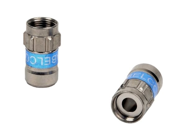Cabelcon Connectors 99909636-02 F-kontakt kompression, vattentät anslutning F-kontakt 100 st
