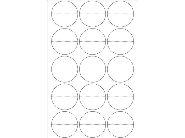 HERMA 2279, Läpinäkyvä, 32 mm, Polyesteri, 16 arkkia, 32 mm, 240 kpl