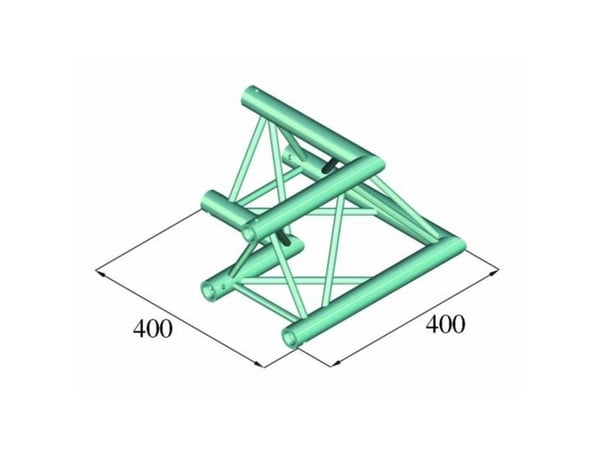 Alutruss DECOLOCK DQ3-PAC21 3-punkts travershjørne 90°