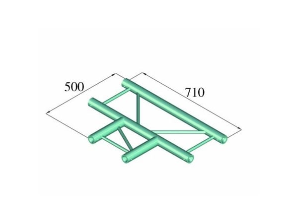 Alutruss BILOCK BQ2-PAT35H 2-punkts travers T-stykke 90°