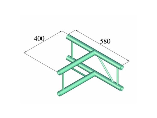 Alutruss DECOLOCK DQ2-PAT36V 2-punkts travers T-stykke 90°