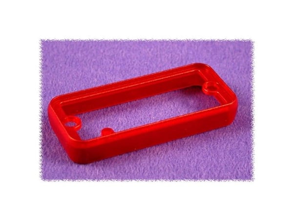 Hammond Electronics 1455TBTRD rammer (L x B x H) 8 x 160 x 51,5 mm ABS rød (transparent) 2 stk