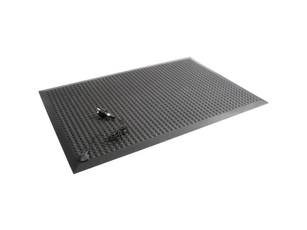 COBA Europe SE010003ESD Cobaelite ESD matte til arbeidsplass 1,2 x 0,9 x 0,015 m sort