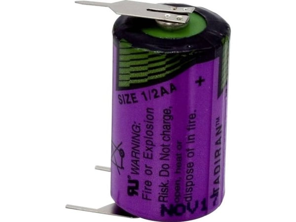Tadiran-batteri SL 350 PT 1/2 AA litium 3,6 V 1200 mAh (1 stk)