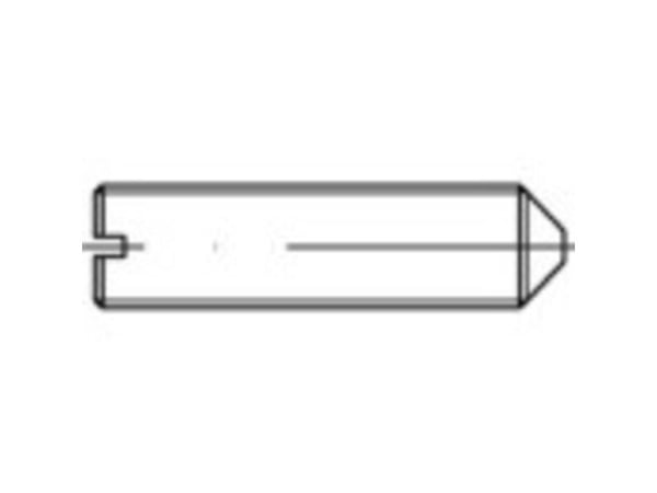 TOOLCRAFT 108412 pinolskrue M2,5 6 mm stål, 200 stk