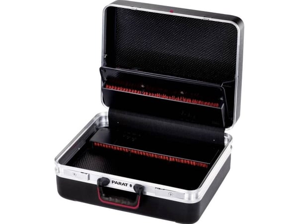 PARAT CLASSIC KINGSIZE POWER CP-7 - Hårt fodral för verktyg - aluminium, conpearl, X-ABS plastic - svart