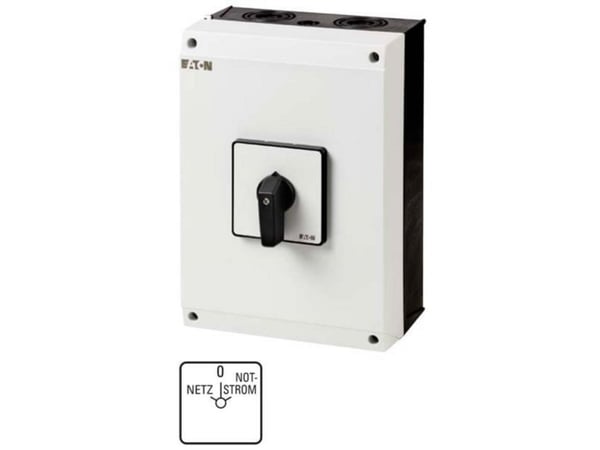 Eaton T5-4-8902/I5, Vipukytkin, 4P, Musta, Valkoinen, IP65, 200 mm, 197 mm