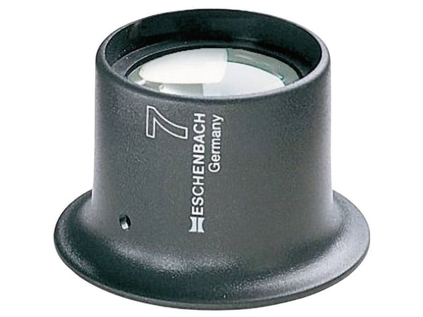 Eschenbach 11245 urmakerlupe forstørrelsesfaktor 5 x, linsestørrelse (Ø) 25 mm antrasitt