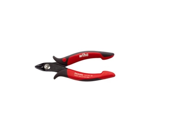 Wiha Electronic, Diagonal tang, Stål, Svart, Rød, 135 mm, 14 cm (5.5"), 72 g