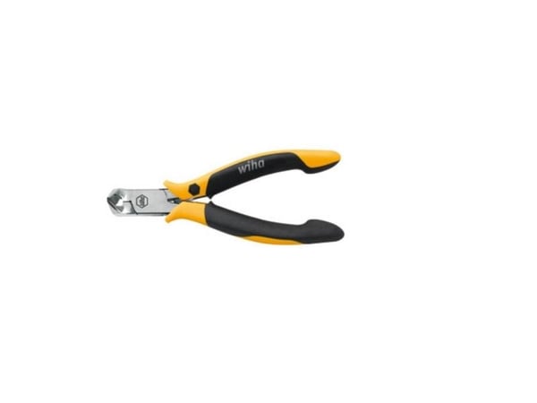 Wiha Professional ESD, Diagonal tang, Kull stål, Sort, Gult, 115 mm, 11,4 cm (4.5"), 78 g