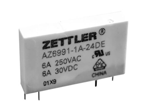 Zettler Electronics AZ6991-1CE-24DE printrelé 24 V/DC 8 A 1 vekselkontakt (1 stk.)