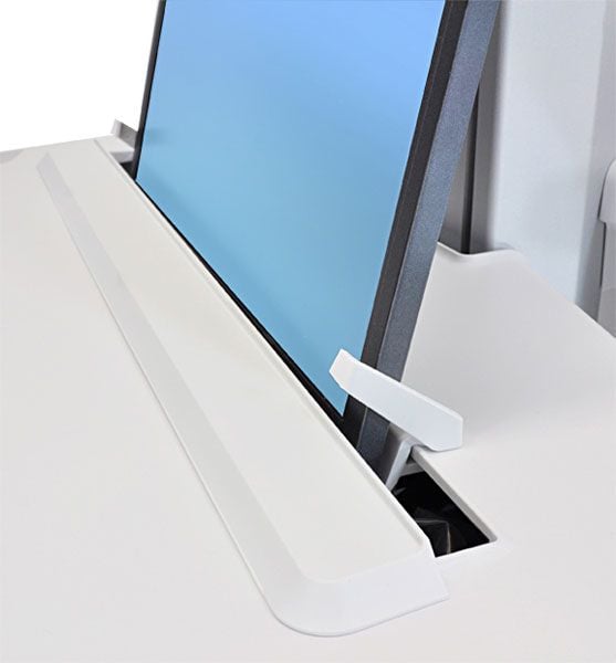 Ergotron StyleView - Vogn - åpen arkitektur - for notebook / tastatur / mus - medisinsk - aluminium, forsinket stål, kvalitetsplast - grå, hvit, po...