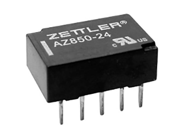 Zettler Electronics AZ850P2-12 printrelé 12 V/DC 1 A 2 x omskifter