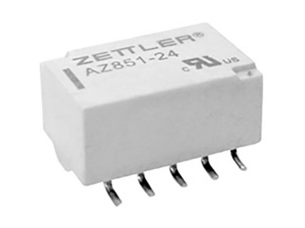 Zettler Electronics AZ851-5 SMD-relé 5 V/DC 1 A 2 x omkobler, 1 stk