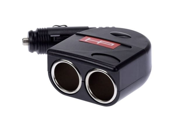 HP Autozubehör Kaksoispistokesovitin 12 V 10 A Savukkeensytyttimen pistoke
