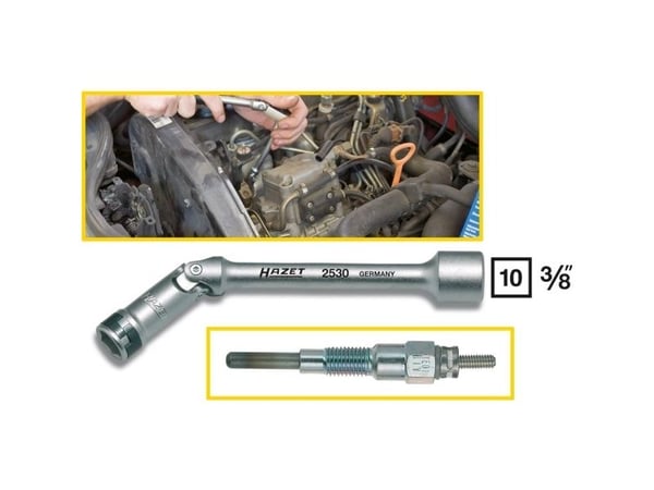 Hazet 2530 bits/drivjern 3/8 (10 mm) 140 mm