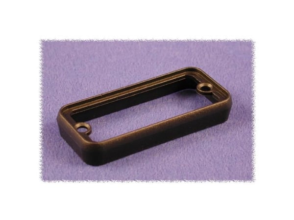 Hammond Electronics 1455JBBK-10 Beslag-/tappstykke (L x B x H) 8 x 78 x 27 mm ABS Svart 10 stk