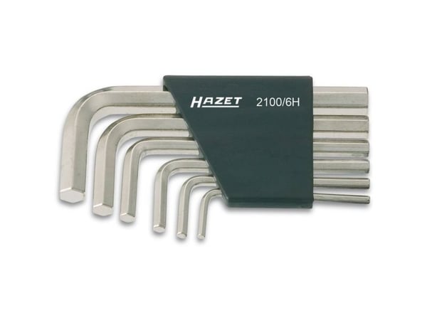 Hazet Unbrako Kulmaruuvimeisselisarja 3 mm, 4 mm, 5 mm, 6 mm, 8 mm, 10 mm 6 kpl