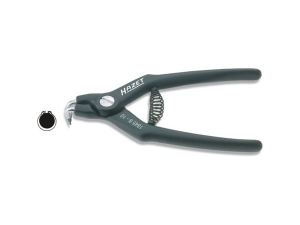 HAZET 1845B-3, Låseringtang, Sort, 13 cm, 54 g, Tyskland