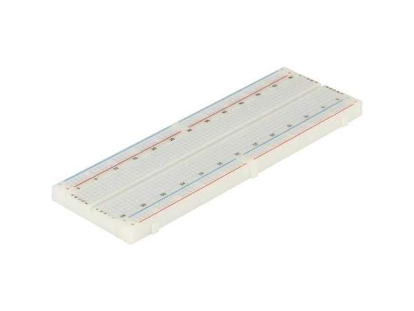 Joy-it plugg-/breadboard 830 kontaktpunkter totalt (L x B) 165 mm x 55 mm 1 stk (rb-breadboard2)