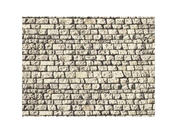 NOCH Carton Wall “Cut Quarrystone”, Grå