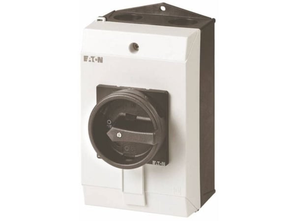 Eaton P1-25/I2H/SVB-SW/HI11, Kiertokytkin, 3P, Langallinen, Musta, Harmaa, IP65, Pölynkestävä, Vedenkestävä