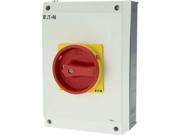 Eaton P3-63/I4/SVB/N, Kiertokytkin, 3P, Punainen, Keltainen, 63 A