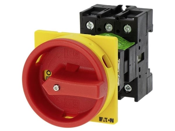 Eaton P1-32/V/SVB, Kiertokytkin, 3P, Punainen, Keltainen, IP65, 32 A