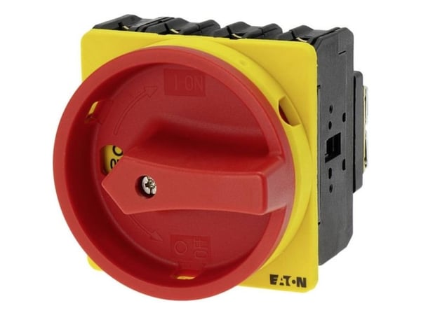 Eaton P3-100/EA/SVB/N, Kiertokytkin, 3P, Punainen, Keltainen, IP65, 100 A
