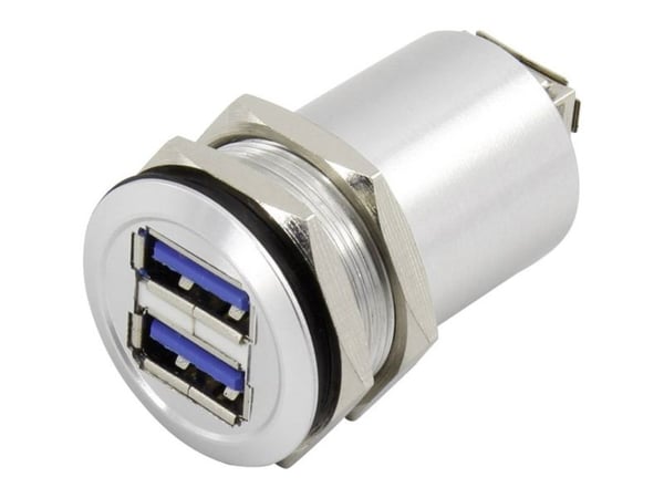 TRU COMPONENTS USB-14 USB A dobbel innbyggingskontakt 3.0