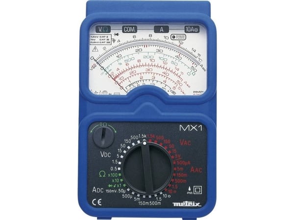 Metrix MX1 håndholdt multimeter analog CAT III 600 V